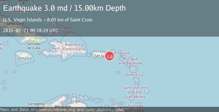 Map of VIRGIN ISLANDS REGION