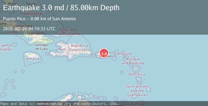 Map of PUERTO RICO REGION