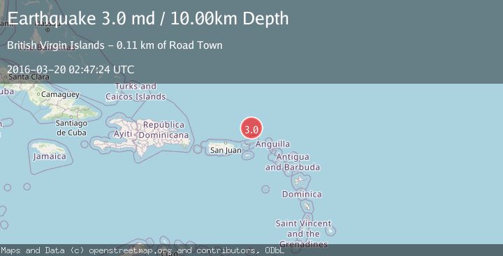 Map of VIRGIN ISLANDS REGION