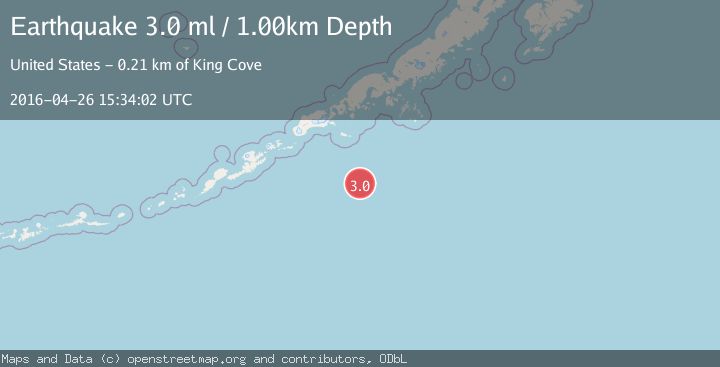 Map of SOUTH OF ALASKA