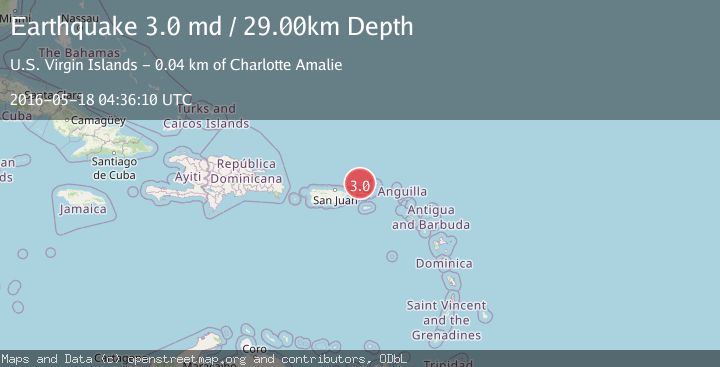 Map of VIRGIN ISLANDS REGION