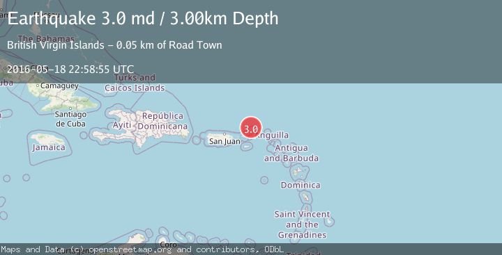 Map of VIRGIN ISLANDS REGION