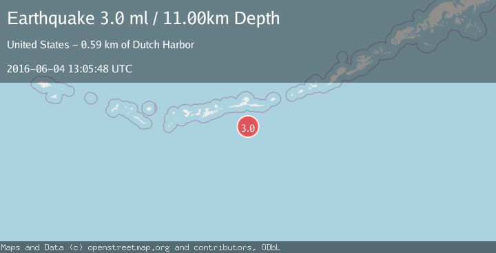 Map of ANDREANOF ISLANDS, ALEUTIAN IS.