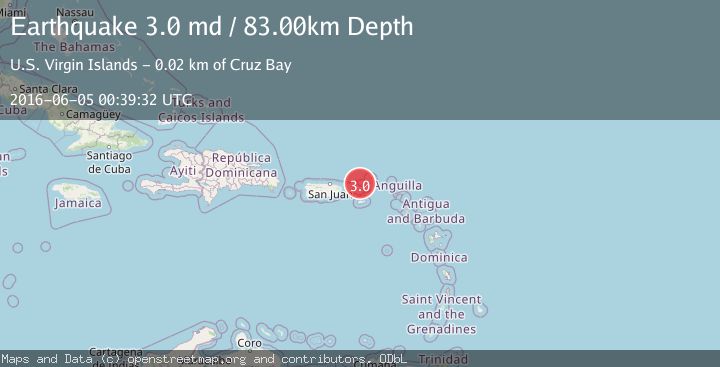 Map of VIRGIN ISLANDS REGION