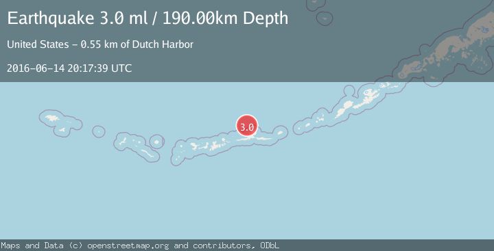 Map of ANDREANOF ISLANDS, ALEUTIAN IS.