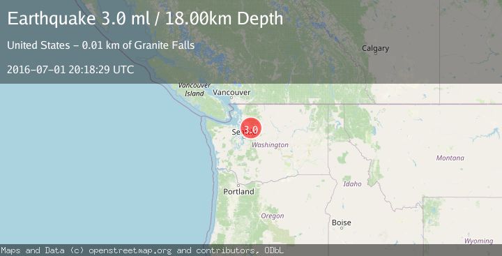 Map of PUGET SOUND REGION, WASHINGTON