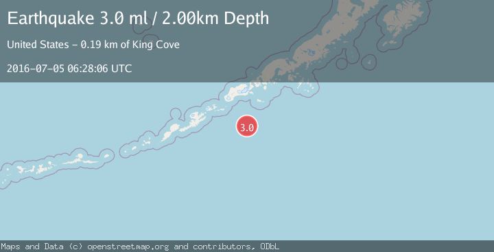 Map of UNIMAK ISLAND REGION, ALASKA