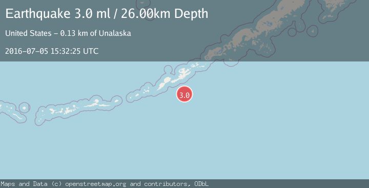 Map of FOX ISLANDS, ALEUTIAN ISLANDS
