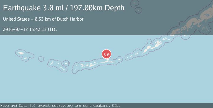 Map of ANDREANOF ISLANDS, ALEUTIAN IS.