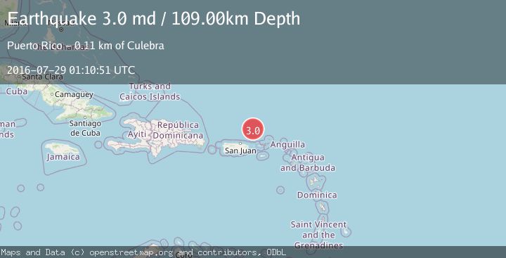 Map of PUERTO RICO REGION