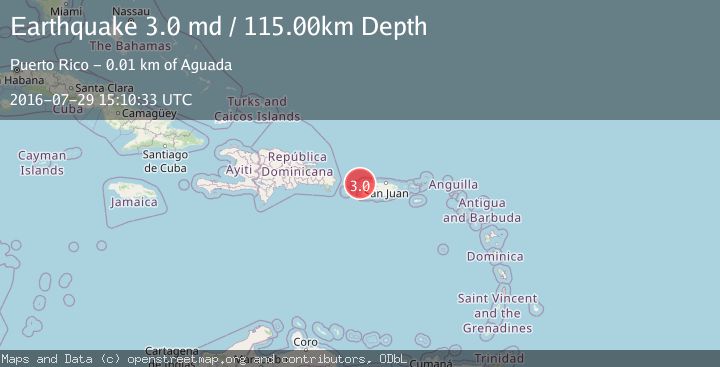 Map of MONA PASSAGE, PUERTO RICO