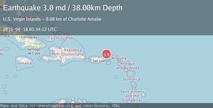 Map of VIRGIN ISLANDS REGION