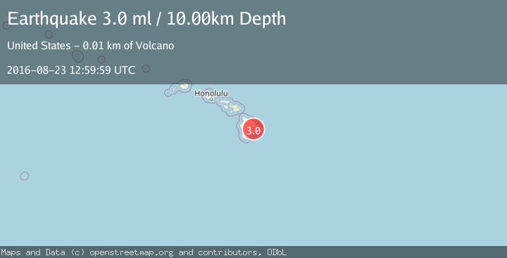 Map of ISLAND OF HAWAII, HAWAII