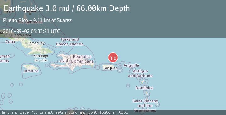 Map of PUERTO RICO REGION