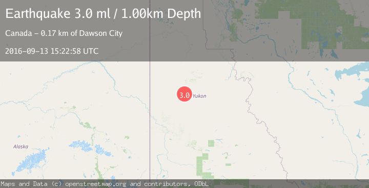 Map of NORTHERN YUKON TERRITORY, CANADA
