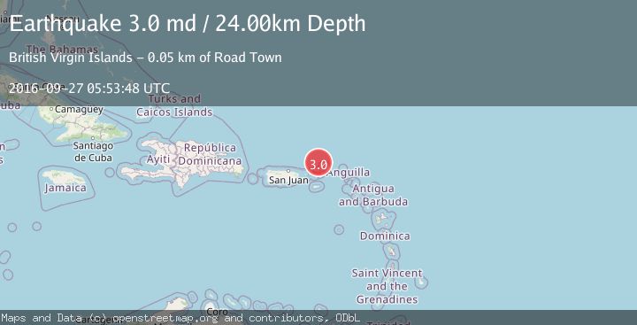 Map of VIRGIN ISLANDS REGION