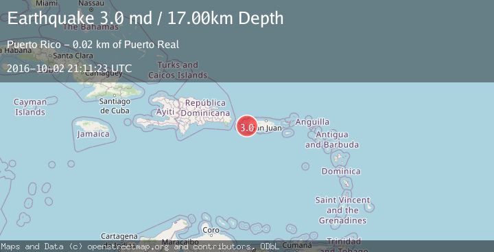 Map of MONA PASSAGE, PUERTO RICO