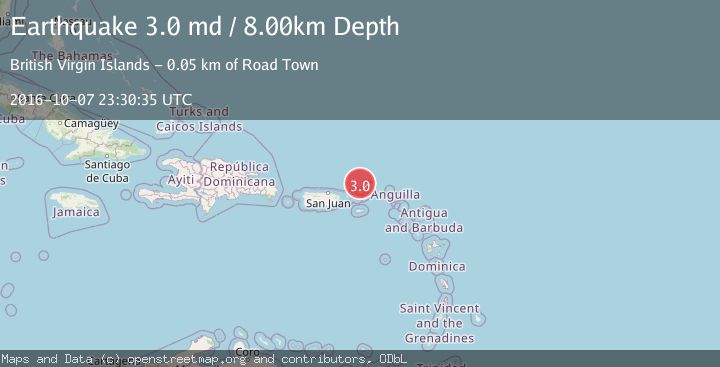 Map of VIRGIN ISLANDS REGION