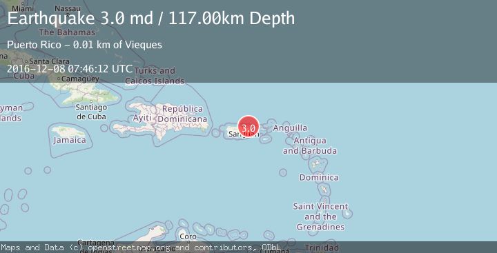 Map of PUERTO RICO REGION