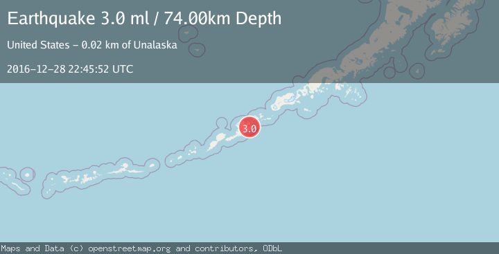 Map of FOX ISLANDS, ALEUTIAN ISLANDS