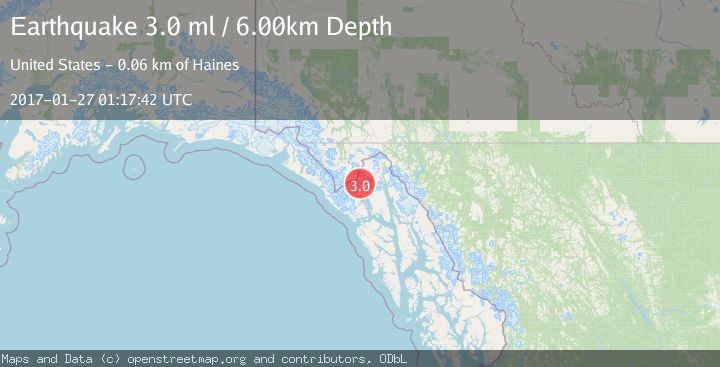Map of SOUTHEASTERN ALASKA