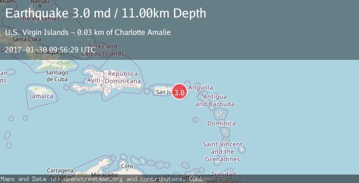 Map of VIRGIN ISLANDS REGION