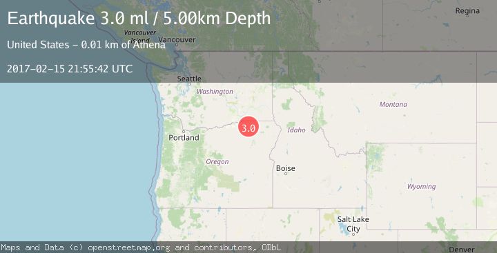 Map of OREGON