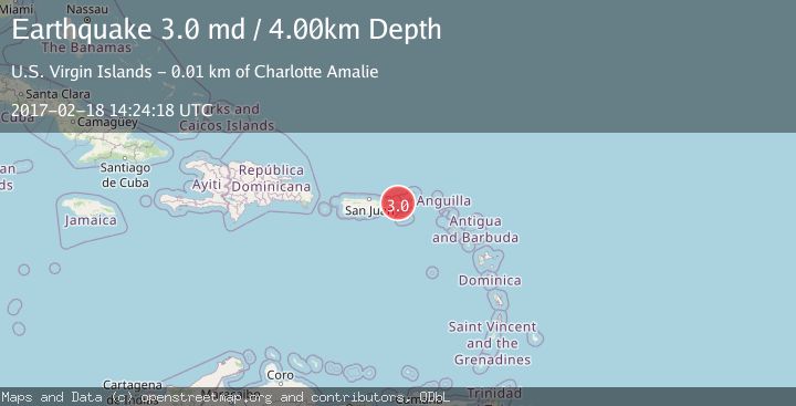 Map of VIRGIN ISLANDS REGION