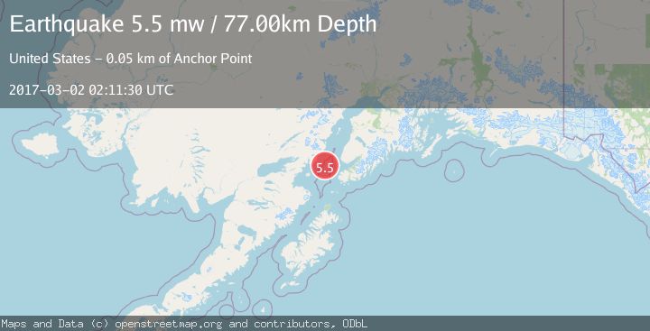 Map of SOUTHERN ALASKA