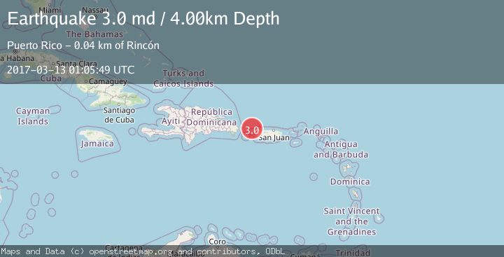 Map of PUERTO RICO REGION