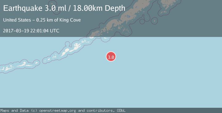 Map of SOUTH OF ALASKA