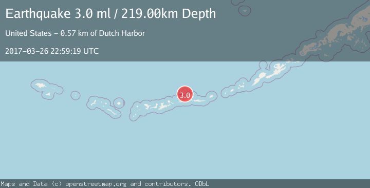 Map of ANDREANOF ISLANDS, ALEUTIAN IS.