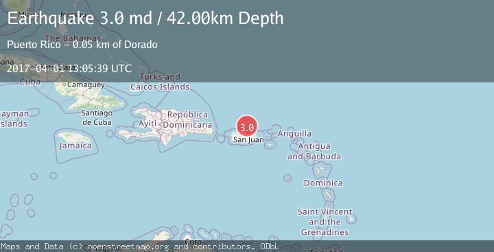 Map of PUERTO RICO REGION