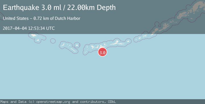 Map of ANDREANOF ISLANDS, ALEUTIAN IS.