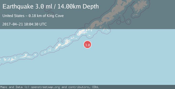 Map of UNIMAK ISLAND REGION, ALASKA