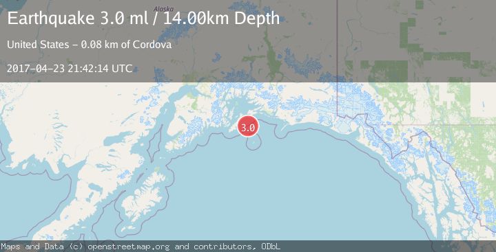 Map of GULF OF ALASKA