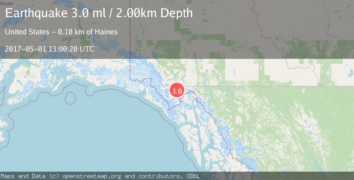 Map of SOUTHEASTERN ALASKA