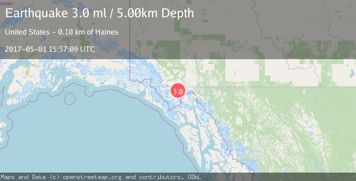 Map of SOUTHEASTERN ALASKA