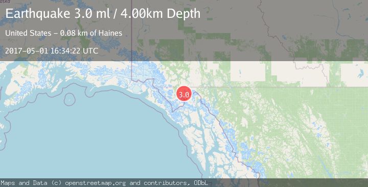 Map of SOUTHEASTERN ALASKA