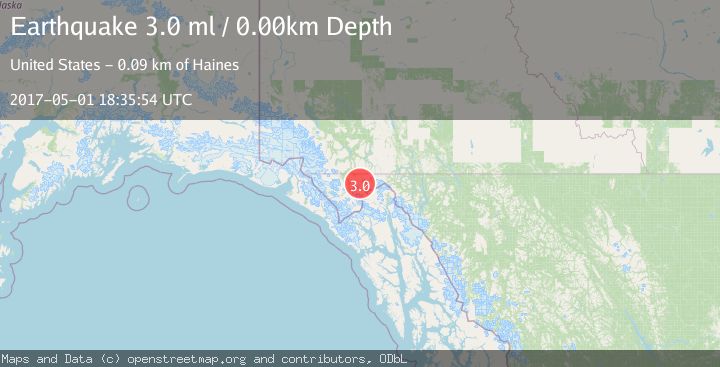 Map of SOUTHEASTERN ALASKA