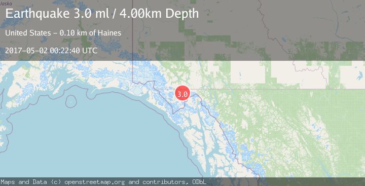Map of SOUTHEASTERN ALASKA