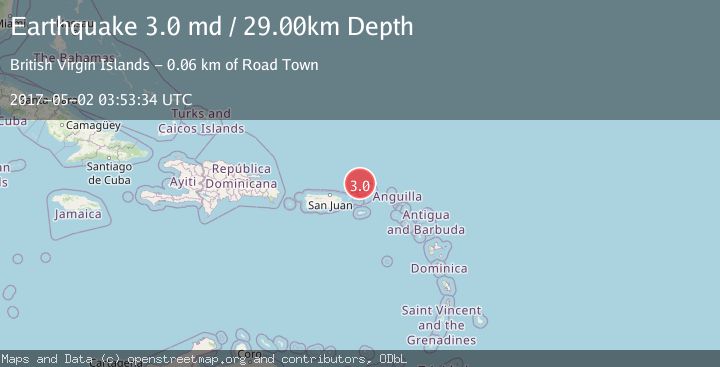 Map of VIRGIN ISLANDS REGION