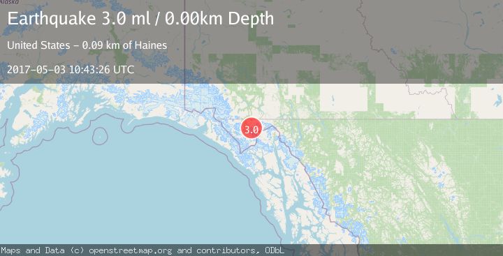 Map of SOUTHEASTERN ALASKA