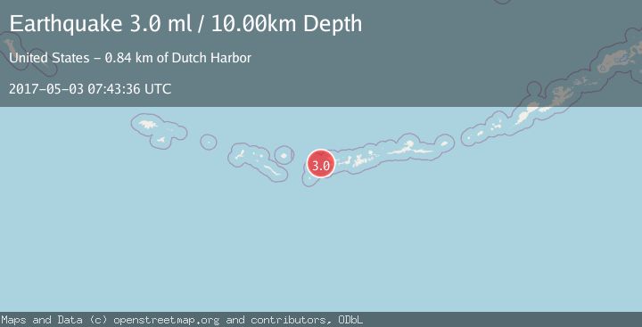 Map of ANDREANOF ISLANDS, ALEUTIAN IS.