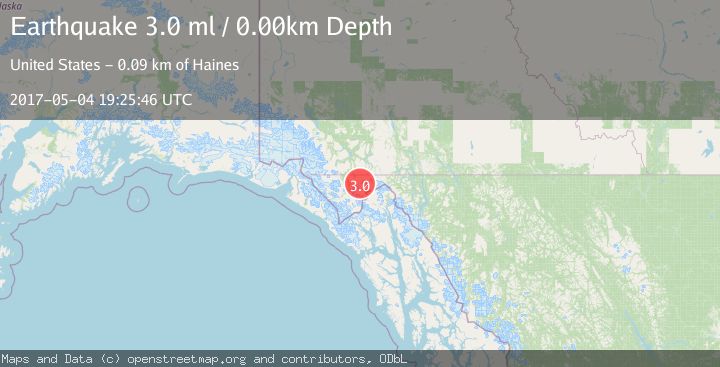 Map of SOUTHEASTERN ALASKA