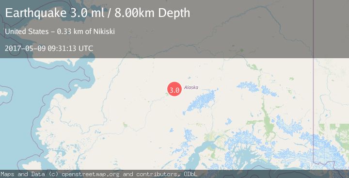 Map of CENTRAL ALASKA