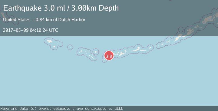 Map of ANDREANOF ISLANDS, ALEUTIAN IS.