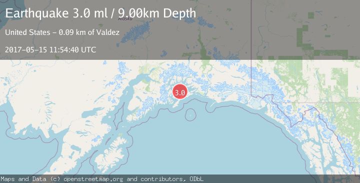 Map of SOUTHERN ALASKA