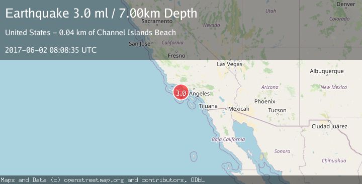 Map of CHANNEL ISLANDS REG., CALIFORNIA