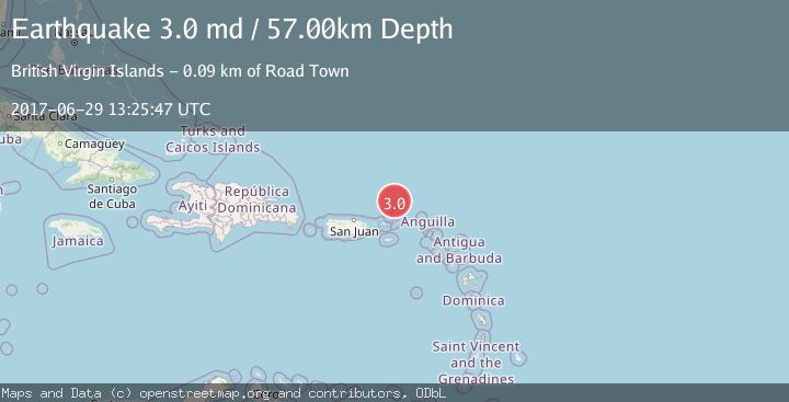 Map of VIRGIN ISLANDS REGION
